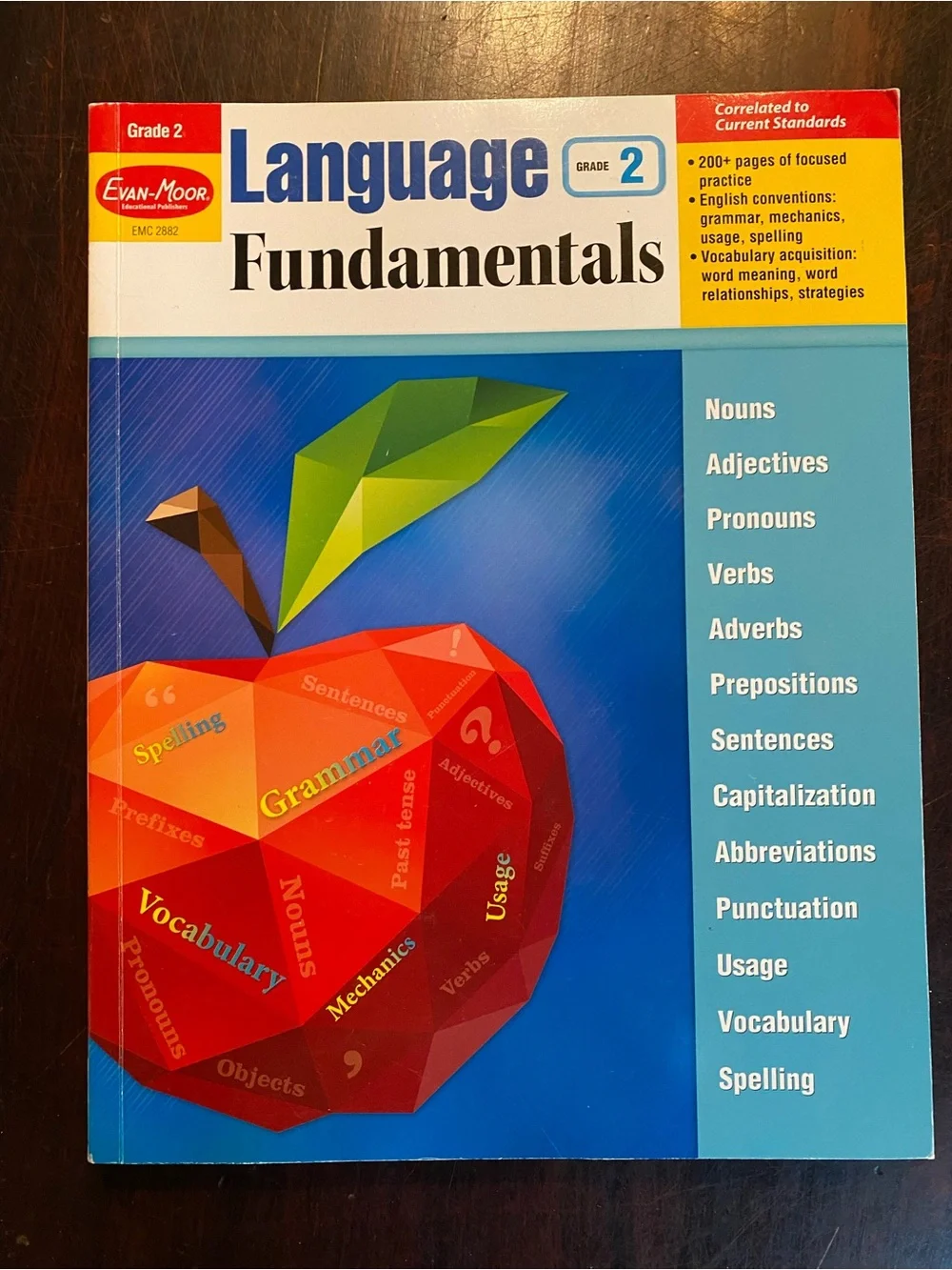 Language Fundamentals, Grade 2 by Evan-Moor (2006, Trade Paperback)
